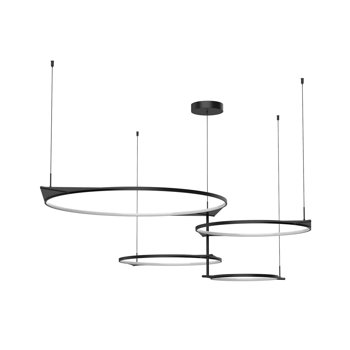Kuzco MP84483-BK SERIF 36" MULTI-PENDANT BLACK 92W 120VAC WITH LED DRIVER 3000K 90CRI