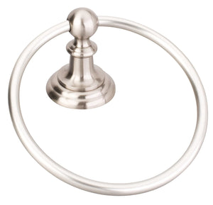 Elements BHE5-06SN-R Fairview Satin Nickel Towel Ring - Retail Packaged