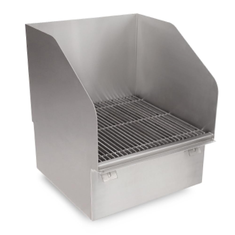 John Boos PBMS-FMSG-SSLR Flush Mount Mop Sinks - 14GA Stainless Steel