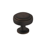 Amerock Cabinet Knob Oil Rubbed Bronze 1-1/4 inch (32 mm) Diameter Winsome 1 Pack Drawer Knob Cabinet Hardware