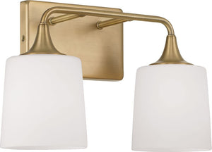 Capital Lighting 148921AD-541 Presley 2 Light Vanity Aged Brass