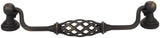 Jeffrey Alexander 749-160DBAC 160 mm Center-to-Center Brushed Oil Rubbed Bronze Birdcage Tuscany Drop & Ring Pull