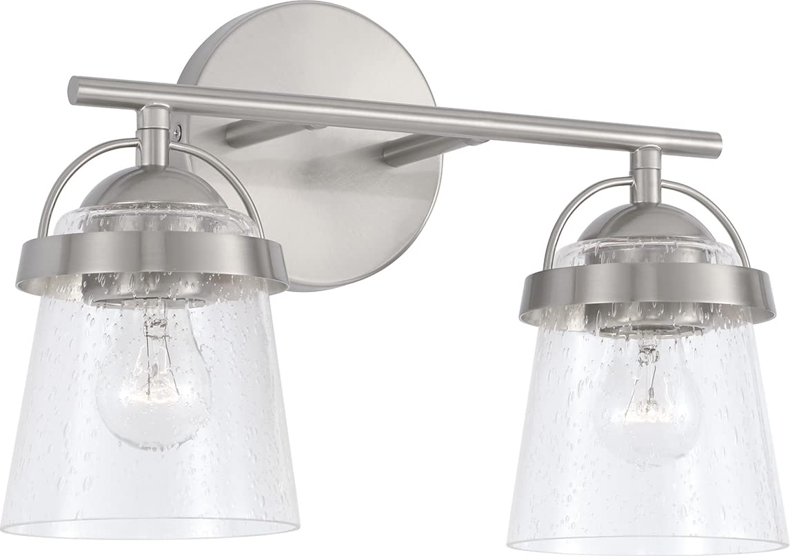 Capital Lighting 147021BN-534 Madison 2 Light Vanity Brushed Nickel