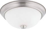 Capital Lighting 214721BN Bates 2 Light Flush Mount Brushed Nickel