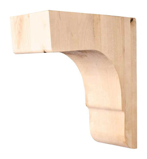 Hardware Resources CORZ-2ALD 3" W x 8" D x 9" H Alder Minimalist Corbel