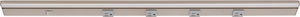 Task Lighting LP30QD10NDGSN50 30-1/2" 1000 Lumen Direct Voltage DV Lighted Power Strip, Satin Nickel Finish, Grey Receptacles, 5000K Daylight White