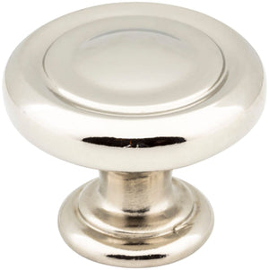 Jeffrey Alexander 117NI 1-1/4" Diameter Polished Nickel Bremen 1 Cabinet Knob