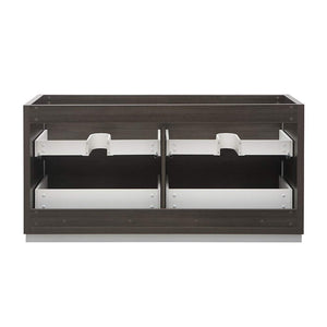 Fresca FCB8460WH-D Fresca Valencia 60" Glossy White Free Standing Double Sink Modern Bathroom Cabinet