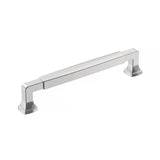 Amerock Cabinet Pull Polished Chrome 6-5/16 inch (160 mm) Center-to-Center Stature 1 Pack Drawer Pull Cabinet Handle Cabinet Hardware