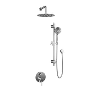 PULSE ShowerSpas 3006-CH-1.8GPM Chrome Combo Shower System, 1.8 GPM