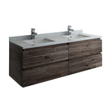 Fresca FCB31-3030ACA-CWH-U Double Sink Cabinet with Sinks
