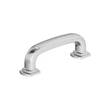 Amerock BP3689726 Polished Chrome Cabinet Pull 3 inch (76mm) Center-to-Center Cabinet Hardware Surpass Furniture Hardware Drawer Pull