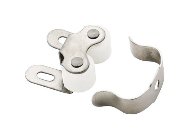 Amerock Roller Cabinet Catch Nickel 1 inch (25 mm) Length 10 Pack Door Catch Cabinet Door Latch