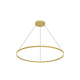 Kuzco PD87148-BG CERCHIO 48" PENDANT BG TEXTURED DOWN ONLY DUO CANOPY 930 TRIAC 120 103W