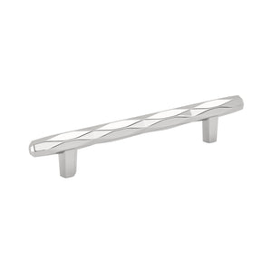 Amerock Cabinet Pull Polished Chrome 5-1/16 inch (128 mm) Center to Center St. Vincent 1 Pack Drawer Pull Drawer Handle Cabinet Hardware