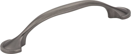 Elements 647-96BNBDL 96 mm Center-to-Center Brushed Pewter Watervale Cabinet Pull