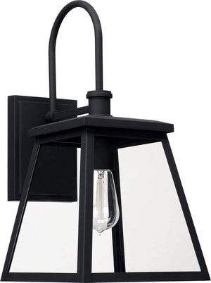Capital Lighting 926812BK Belmore 1 Light Outdoor Wall Lantern Black