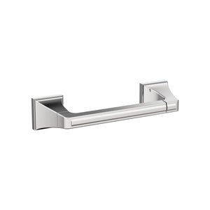 Amerock BH3602126 Chrome Pivoting Double Post Toilet Paper Holder 8-13/16 in. (224 mm) Length Toilet Tissue Holder Mulholland Bath Tissue Holder Bathroom Hardware Bath Accessories