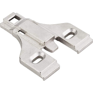 Hardware Resources 400.3553.75 Heavy Duty 0 mm Non-Cam Adj Zinc Die Cast Plate for Cabinet Refacing for 500 Series Euro Hinges