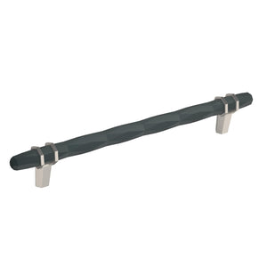 Amerock Cabinet Pull Black Bronze/Satin Nickel 8 inch (203 mm) Center-to-Center London 1 Pack Drawer Pull Drawer Handle Cabinet Hardware