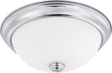 Capital Lighting 214721CH Bates 2 Light Flush Mount Chrome