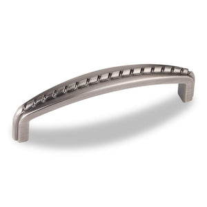 Elements Z118-96BNBDL 96 mm Center-to-Center Brushed Pewter Rope Detailed Cypress Cabinet Pull