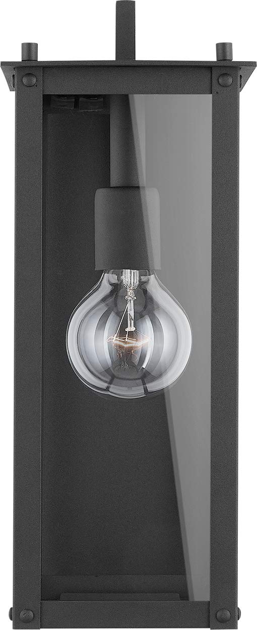 Capital Lighting 934611BK Hunt 1-Light Wall Mount Black