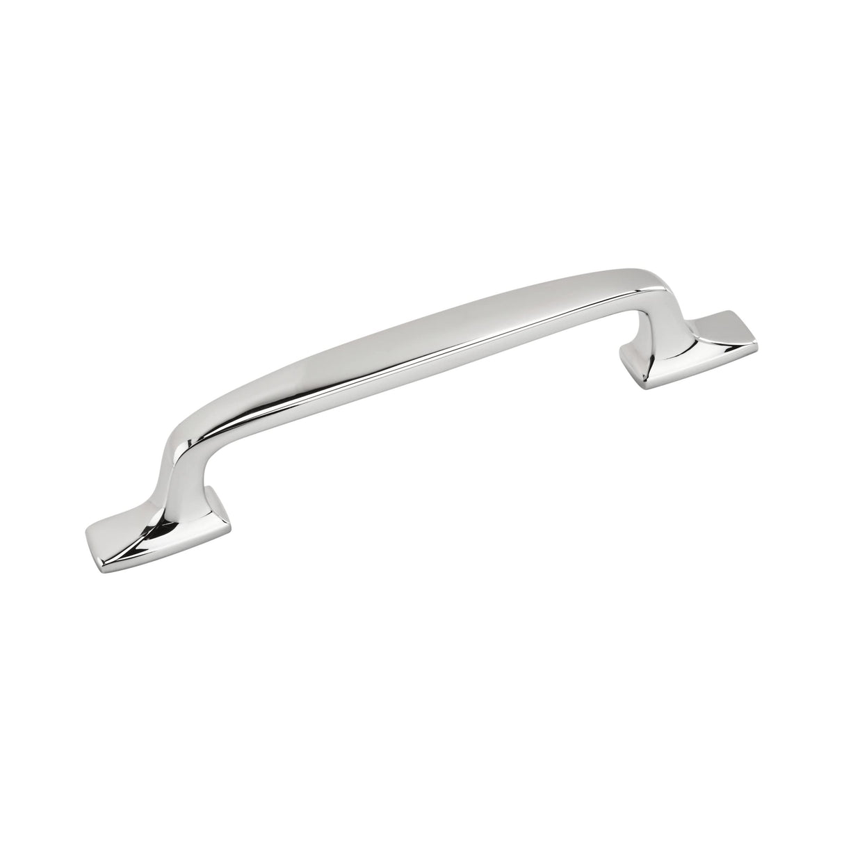 Amerock Cabinet Pull Polished Chrome 5-1/16 inch (128 mm) Center to Center Highland Ridge 1 Pack Drawer Pull Drawer Handle Cabinet Hardware