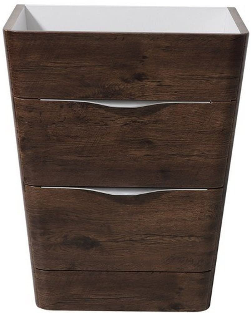 Fresca FCB8525RW Fresca Milano 26" Rosewood Modern Bathroom Cabinet