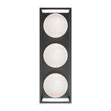 Alora EW519339BK AMELIA 3 HEAD 19" EXTERIOR WALL TEXTURED BLACK E26 40WX3
