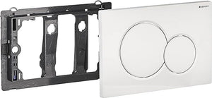 Geberit 115.770.11.5 Actuator Plate, 11.610&quotL x 6.890&quotW x 1.770&Quoth, Alpine White