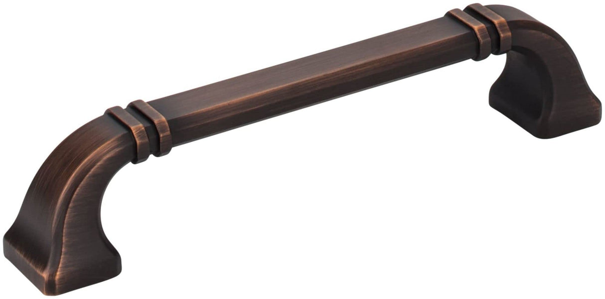 Jeffrey Alexander 165-128DBAC 128 mm Center-to-Center Brushed Oil Rubbed Bronze Ella Cabinet Pull