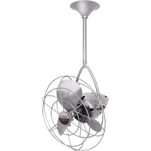 Matthews Fan JD-BN-MTL Jarold Direcional ceiling fan in Brushed Nickel finish with metal blades.
