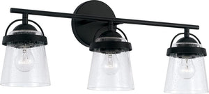 Capital Lighting 147031MB-534 Madison 3 Light Vanity Matte Black
