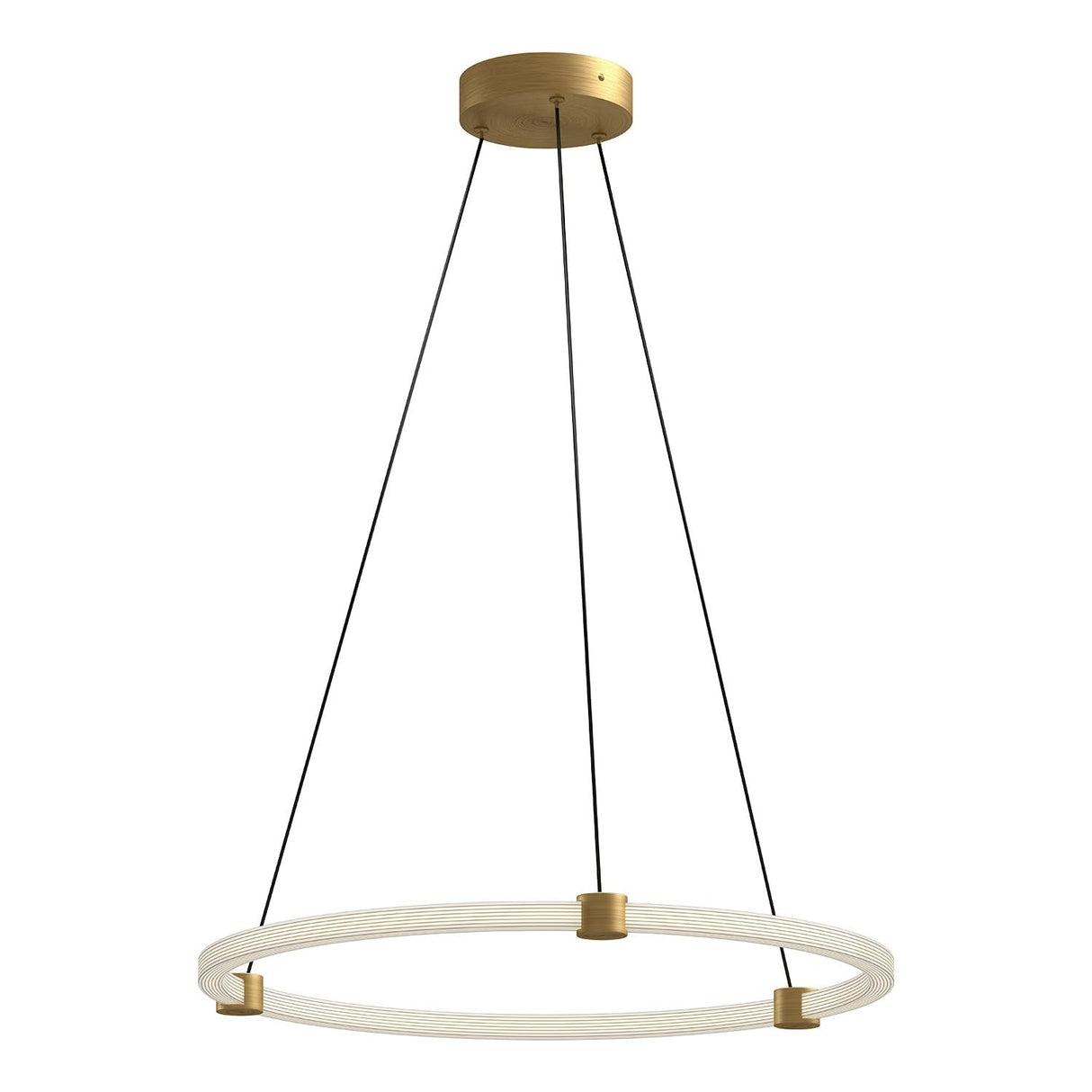 Kuzco PD24724-BG BRUNI 24" PENDANT BRUSHED GOLD 120" WIRE 120V TRIAC/ELV LED 3000K 90CRI 31W