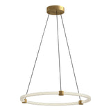 Kuzco PD24724-BG BRUNI 24" PENDANT BRUSHED GOLD 120" WIRE 120V TRIAC/ELV LED 3000K 90CRI 31W
