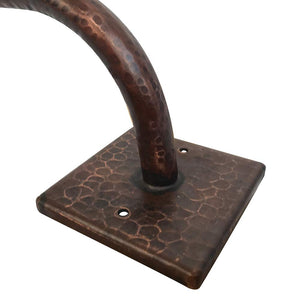 Premier Copper Products TR30DB 30-Inch Hand Hammered Copper Towel Bar, Oil Rubbed Bronze