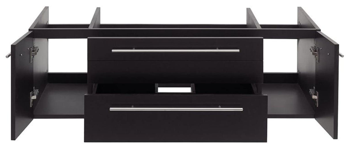 Fresca FCB6148RBL-VSL Fresca Lucera 48" Royal Blue Wall Hung Vessel Sink Modern Bathroom Cabinet