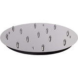 Kuzco CNP13AC-CH 13 Head Canopy SSL/SVT Wire CHROME