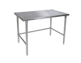 John Boos ST4-3636SBK 14 Gauge Stainless Steel Work Table with Base and Bracing, 36" x