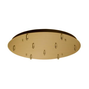 Kuzco CNP09AC-BG 9 Head Canopy SSL/SVT Wire BRUSHED GOLD