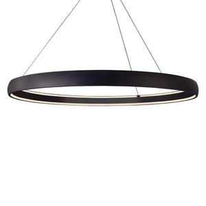 Kuzco PD22772-BK HALO 72" PD Black 120V TRIAC/ELV LED 3000K 90CRI 185W