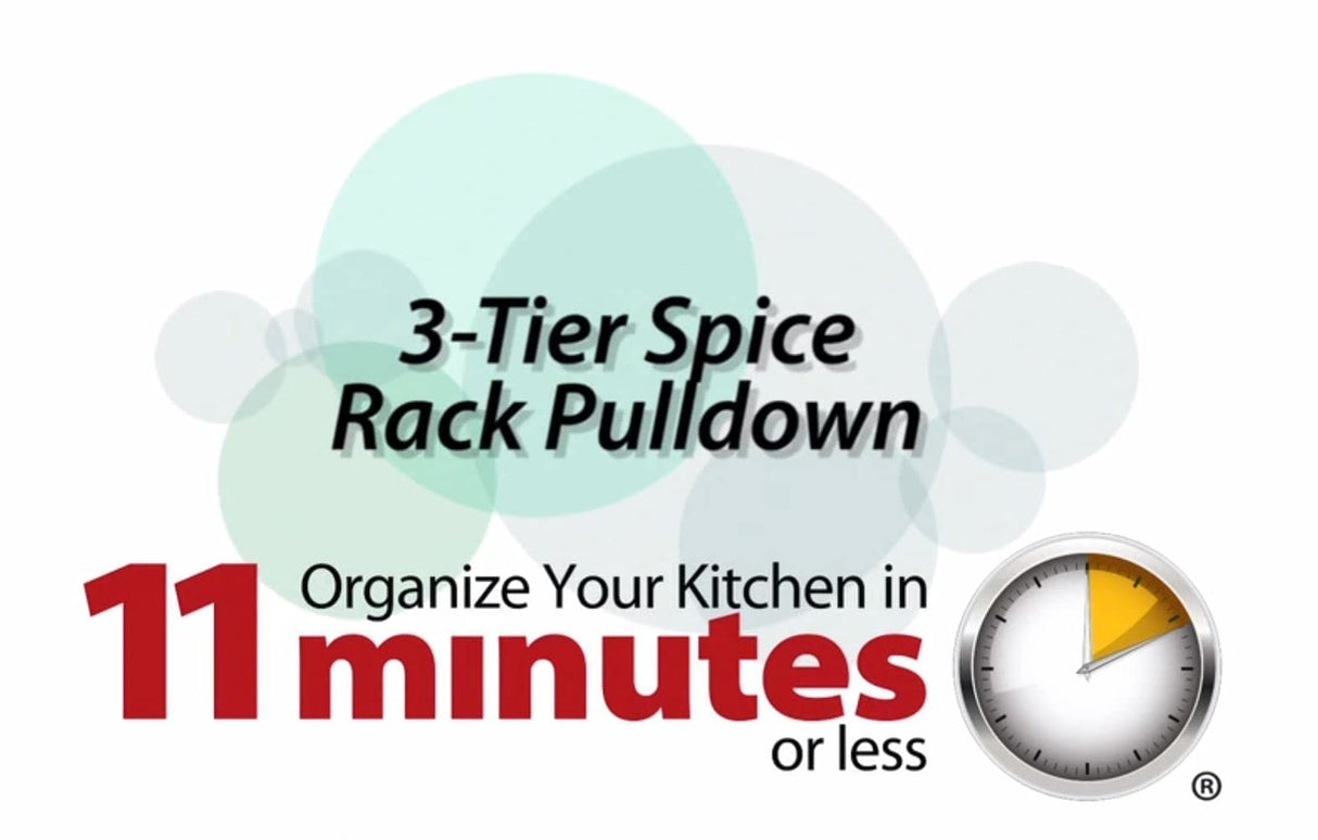 Hardware Resources TTSPD-R 3-Tier Spice Rack Pulldown