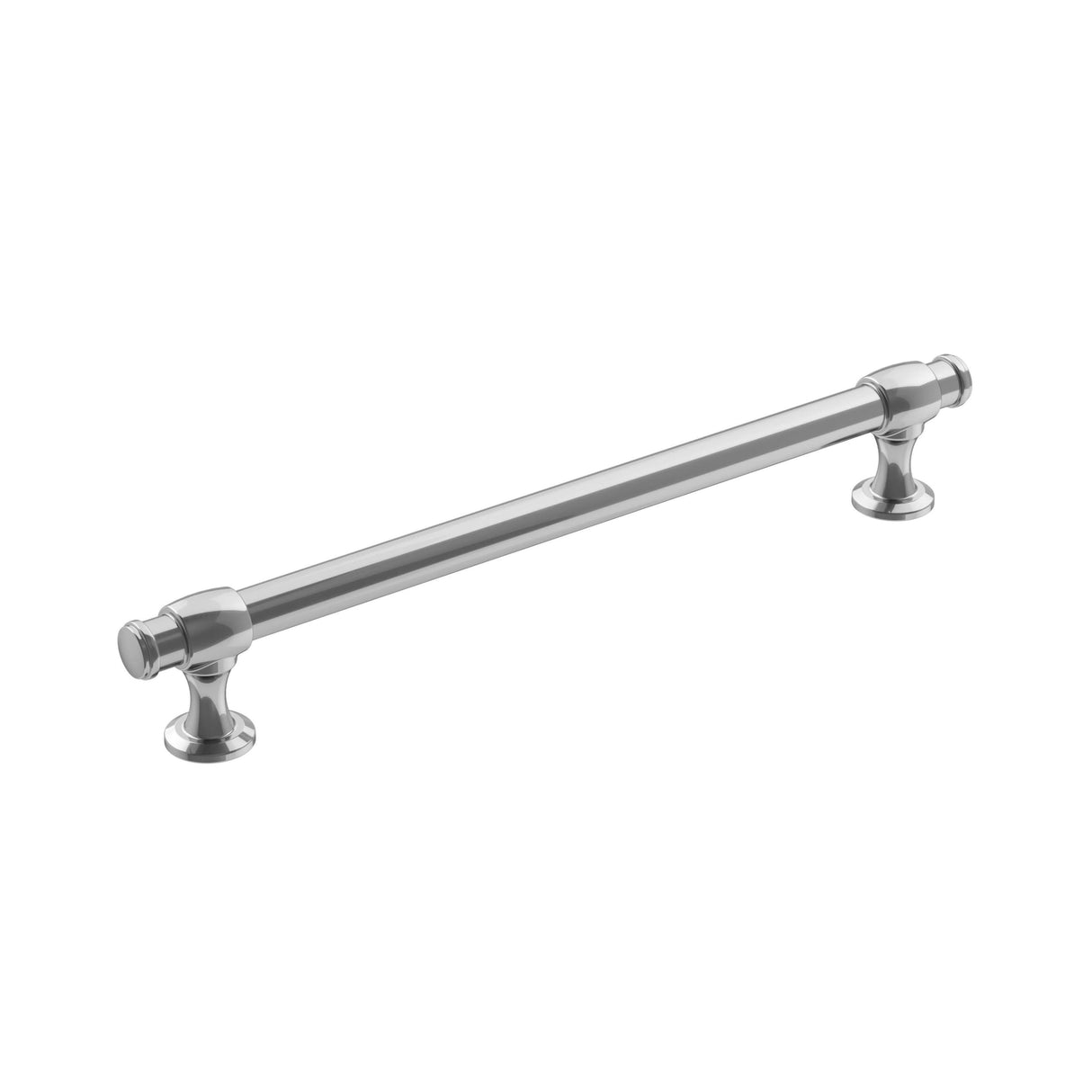 Amerock Cabinet Pull Polished Chrome 7-9/16 inch (192 mm) Center-to-Center Winsome 1 Pack Drawer Pull Cabinet Handle Cabinet Hardware