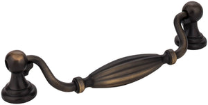 Jeffrey Alexander 718-128ABSB 128 mm Center-to-Center Antique Brushed Satin Brass Glenmore Cabinet Drop Pull