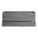 Fresca FCB9260HA-S Fresca Catania 60" Glossy Ash Gray Wall Hung Single Sink Modern Bathroom Cabinet