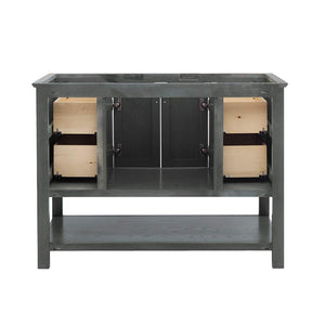 Fresca FCB2348GR Fresca Manchester 48" Gray Traditional Bathroom Cabinet