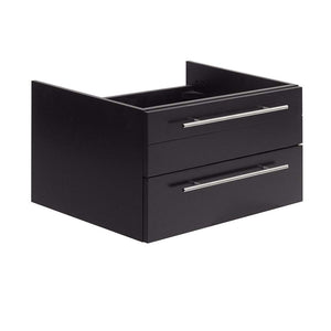 Fresca FCB6130ES-UNS Fresca Lucera 30" Espresso Wall Hung Undermount Sink Modern Bathroom Cabinet