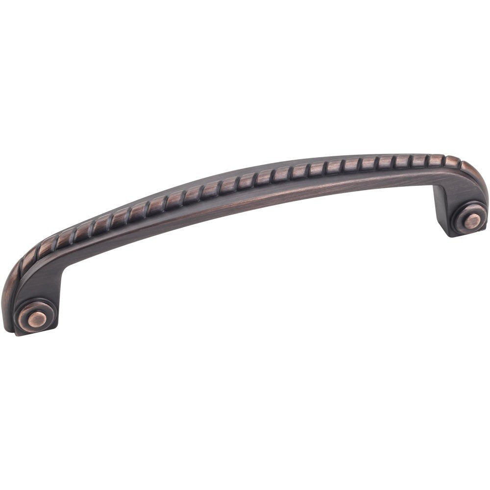 Jeffrey Alexander Z261-128DBAC 128 mm Center-to-Center Brushed Oil Rubbed Bronze Rope Rhodes Cabinet Pull