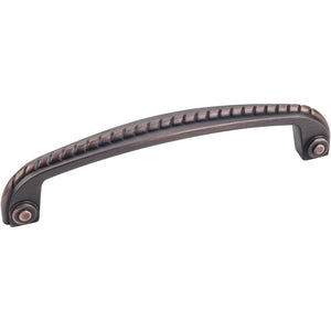 Jeffrey Alexander Z261-128DBAC 128 mm Center-to-Center Brushed Oil Rubbed Bronze Rope Rhodes Cabinet Pull